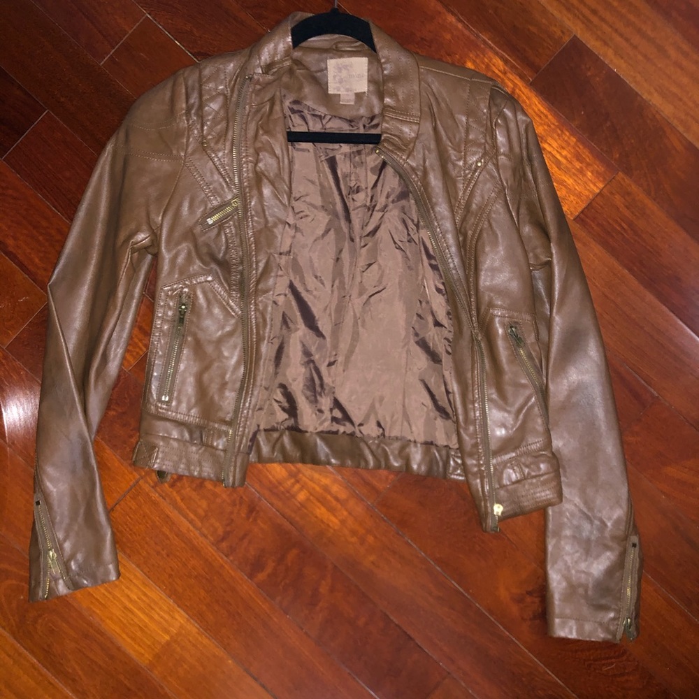 Faux Leather Jacket
